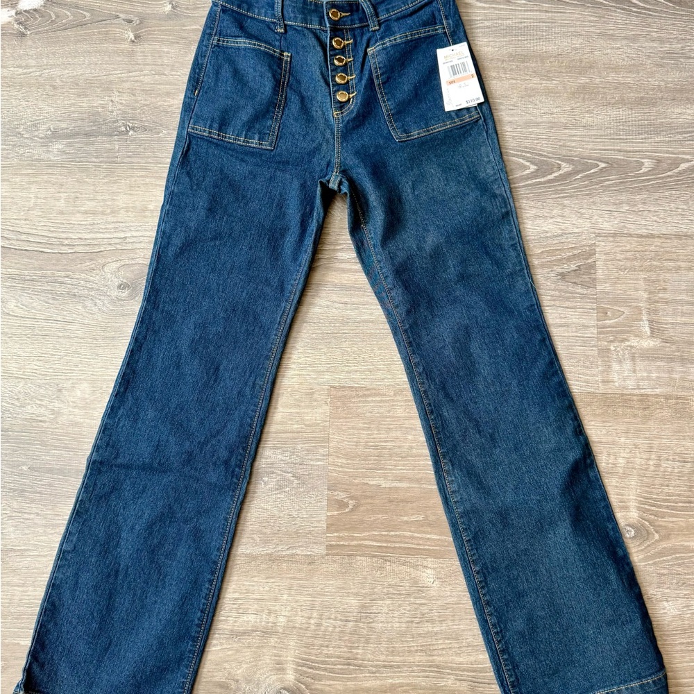 Michael Kors Dark Blue Flare Jeans